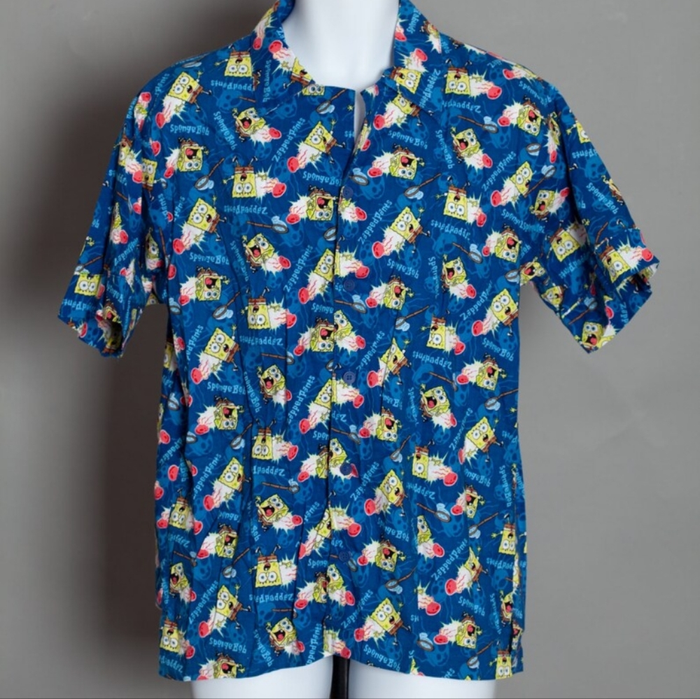 Vintage Spongebob ButtonUp S